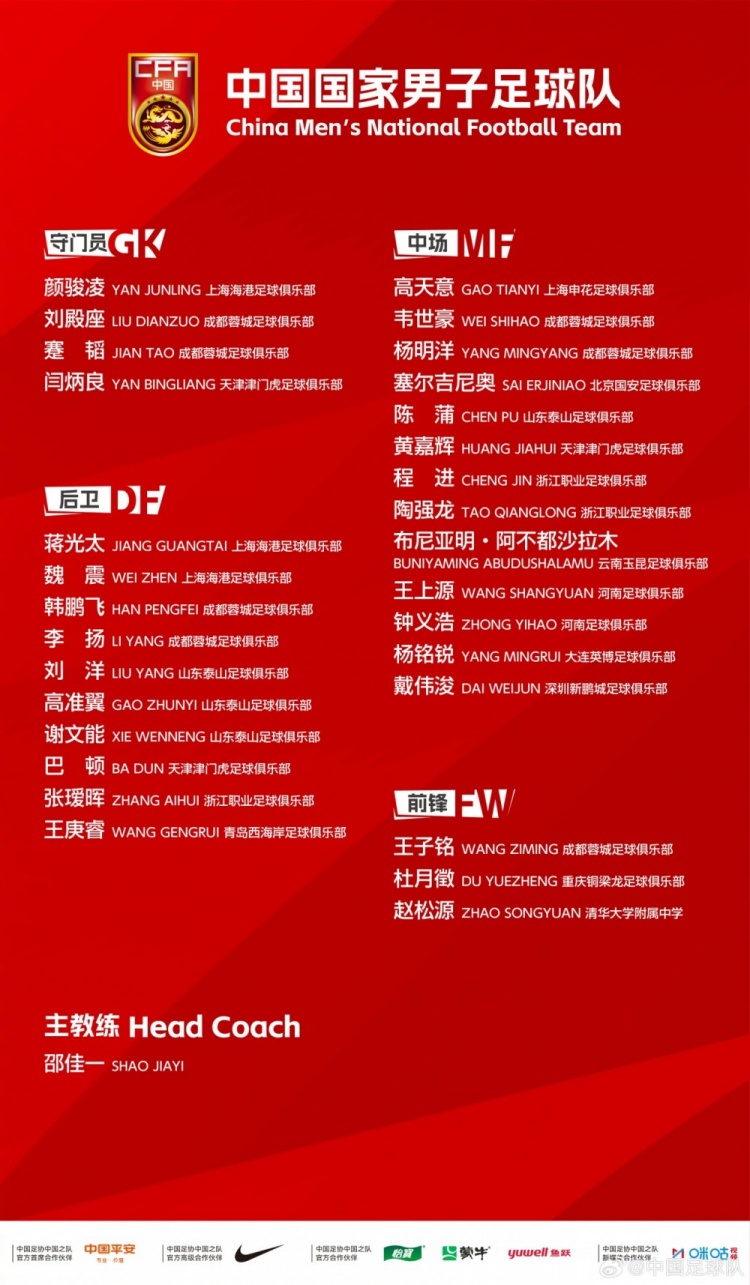 马德兴:邵佳一提拔4名更年轻球员,不得不让人为他的大胆点赞 马德兴:邵佳一提拔4名更年轻球员,不得不让人为他的大胆点赞