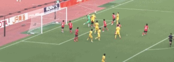 半场-U23国足1-1韩国U23 王钰栋单刀破门毛伟杰献助攻徐彬送角球