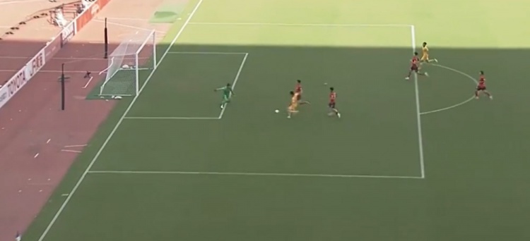 半场-U23国足1-1韩国U23 王钰栋单刀破门毛伟杰献助攻徐彬送角球