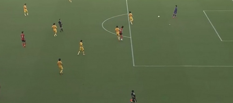 半场-U23国足1-1韩国U23 王钰栋单刀破门毛伟杰献助攻徐彬送角球